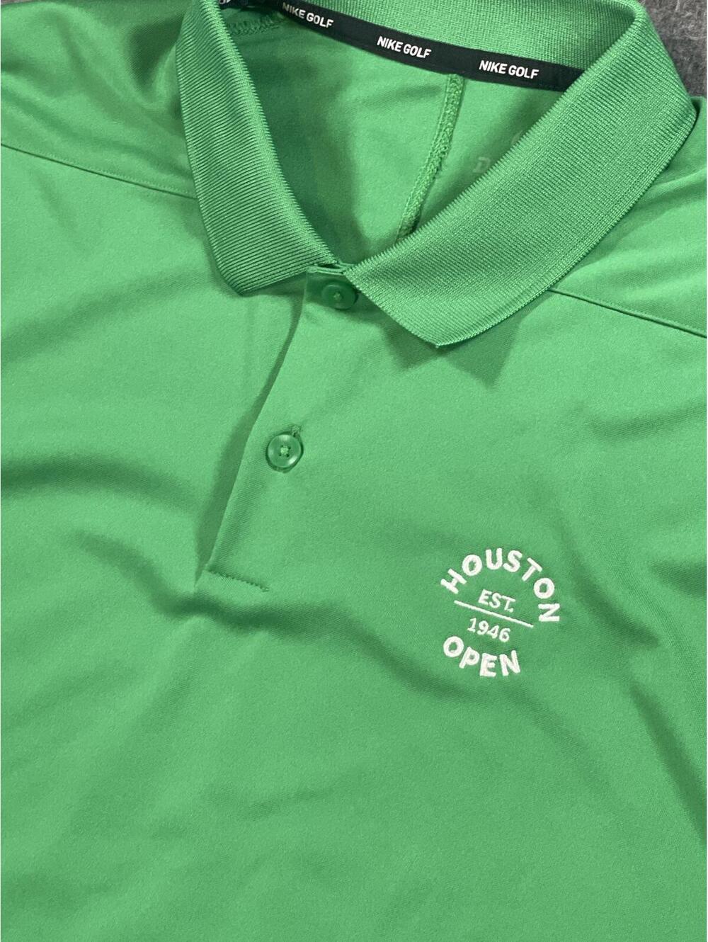 Nike Dri-Fit Men's Polo Size Medium - Houston Open / Golf Club of Houston Logo